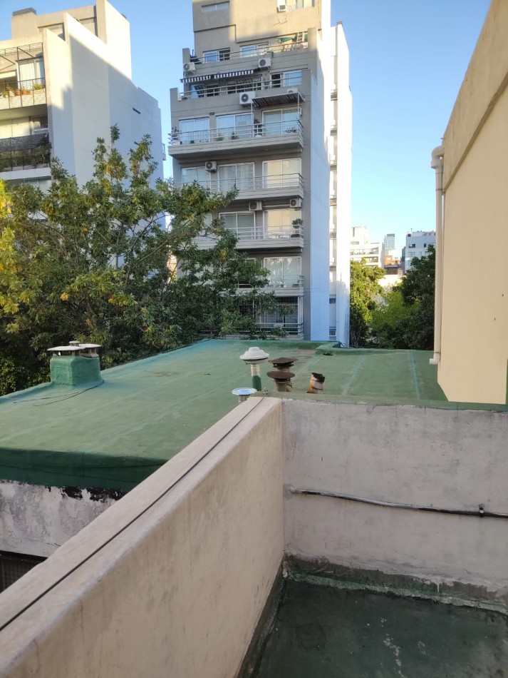 Palermo Departamento tipo ph 3 ambientes  con balcon corrido al contrafrente bajas expensas